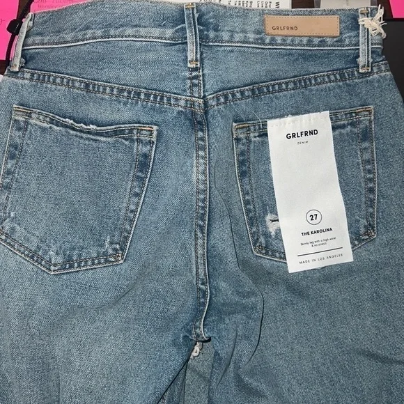 Grlfrnd the karolina high waist jeans 100% cotton NWTS size 27 (W) - Picture 7 of 7